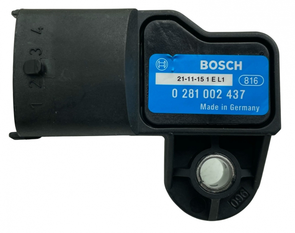 Intake Manifold Pressure Sensor 2R0 906 051C VW 0281002437 Bosch